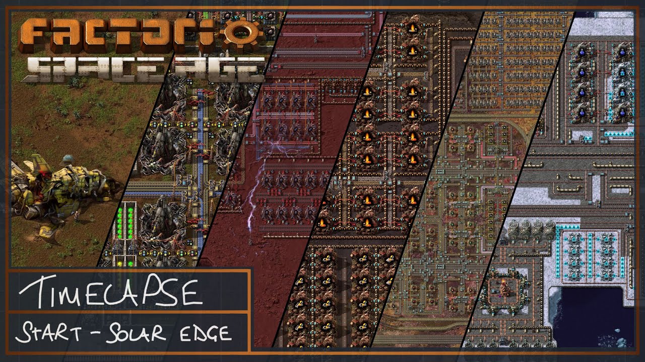 Factorio - Space Age Timelapse | 4k