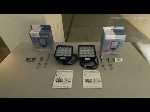 HELLA LED VALUEFIT S2500 Spot Lights Install & Night Test