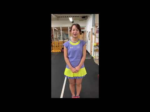 美濃越舞選手から村松千裕選手へ