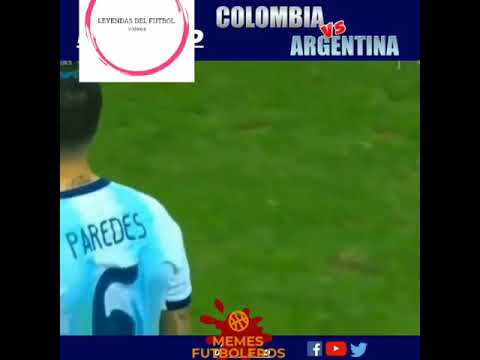 ÚLTIMO PARTIDO ENTRE COLOMBIA VS ARGENTINA EN LA COPA AMERICA.