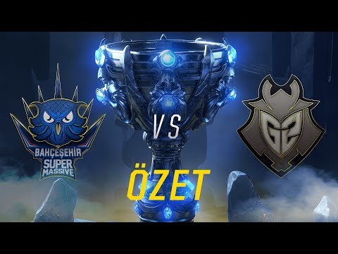 Bahçeşehir SuperMassive ( SUP ) vs G2 Esports ( G2 ) Maç Özeti | Worlds 2018 Ön Eleme  1. Tur