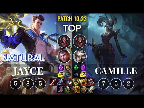 DMO Natural Jayce vs Camille Top - KR Patch 10.23