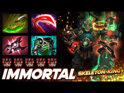 Wraith King Immortal Skeleton Ownage - Dota 2 Pro Gameplay [Watch & Learn]