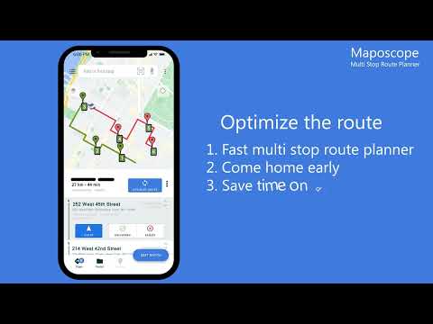 Multi-Stop Route Planner Video