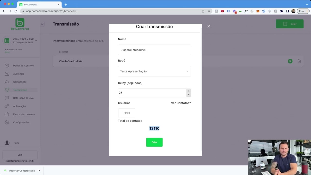Como Fazer Disparos No BotConversa