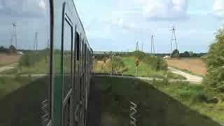 preview picture of video 'Zwierzyniec-Rejowiec from a train, part 4'