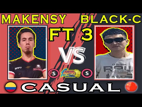 Makensy VS Black-C 😲 FT 3 Casual 💋 KOF 98 😲 26-09-2025