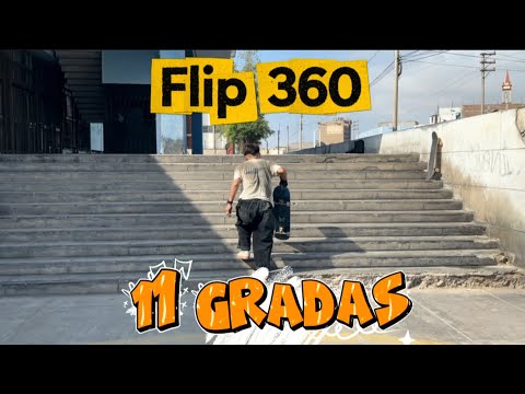 ROBERTO LEON -Flip 360 Rough cut -11 Gradas🛹💀
