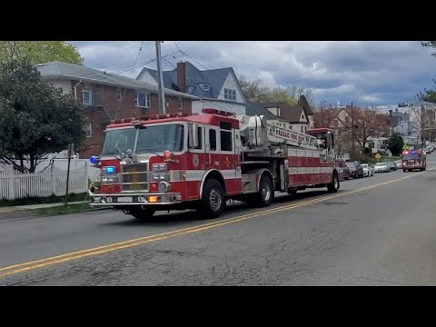 Passaic,NJ Fire Department Ladder 1, Engine 4 & Engine 1