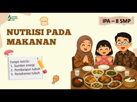 Nutrisi pada makanan - IPA kelas 8 SMP