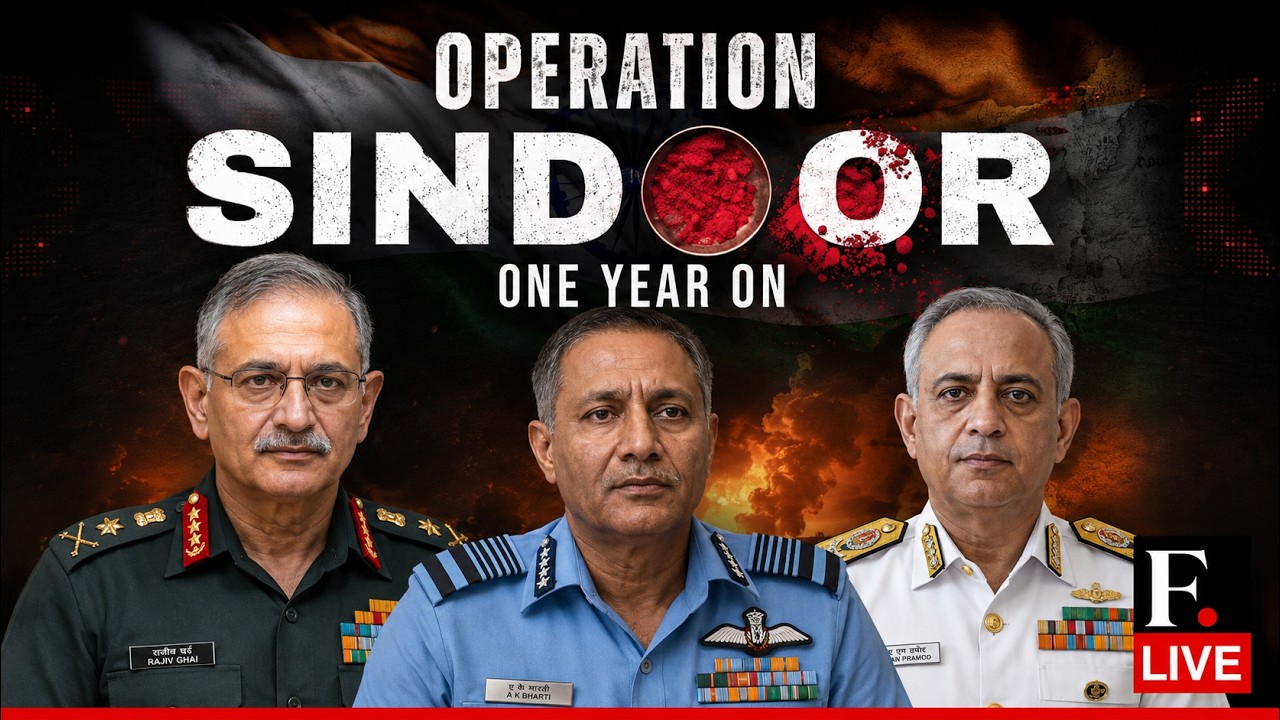 Op.  Sindoor Anniversary LIVE: Indian Army, IAF, Indian Navy's Joint Media Briefing |India Pak War