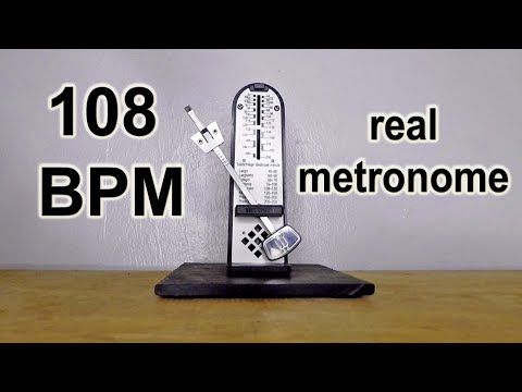 REAL METRONOME SOUND - CLICK 108 BPM