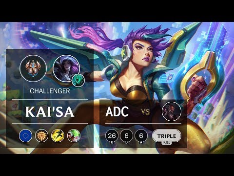 Kai'Sa ADC vs Lucian - EUW Challenger Patch 9.17