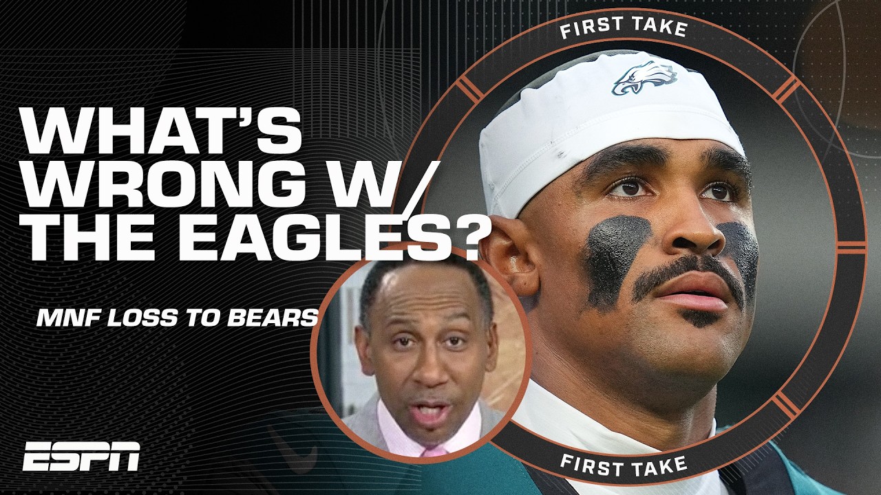 Chris Canty says Eagles’ MNF loss to Bears is ‘A BAD SIGN!’ 😳 | First Take