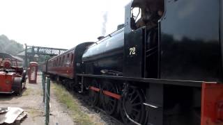 preview picture of video 'No. 72 at Elsecar Steam Railway, 22nd June 2014'