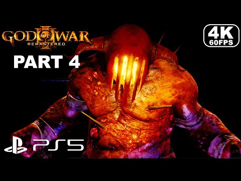 GOD OF WAR 3 REMASTERED PS5 Gameplay Walkthrough Part 4 - God of War 3 Remastered (4K 60FPS PS5)