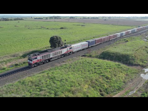 7922V SBR / SCT Dooen Container Train With CSR008 In Batesford (29/9/2022) - PoathTV Railways