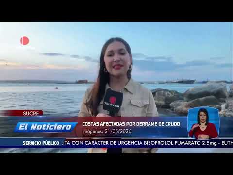 Costas de Sucre afectadas por derrame de crudo de Trinidad y Tobago – El Noticiero emisión meridiana