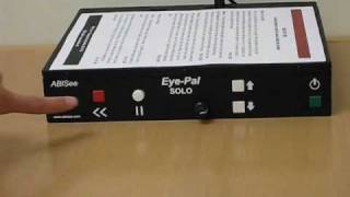 preview picture of video 'ABiSee - Eye-Pal Solo: How To Use Front Panel Controls'