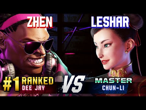 SF6 ▰ ZHEN (#1 Ranked Dee Jay) vs LESHAR (Chun-Li) ▰ High Level Gameplay