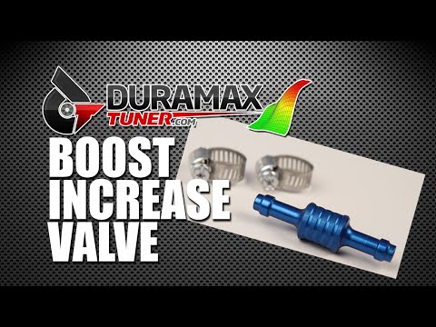 BOOST INCREASE VALVE by Duramaxtuner.COM