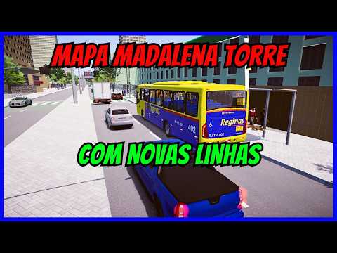 ????Gameplay Mapa Madalena Torre ATUALIZADO | Proton Bus Simulator | Linha 007 | PBSU | Mods
