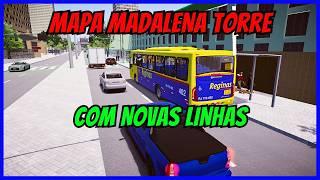 ????Gameplay Mapa Madalena Torre ATUALIZADO | Proton Bus Simulator | Linha 007 | PBSU | Mods