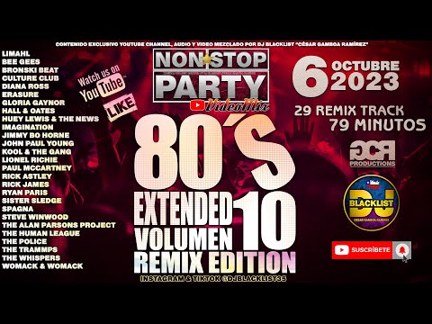 Videomix/Megamix 80´s Extended Vol.10 Remix Edition - Non*Stop Party By Dj Blacklist