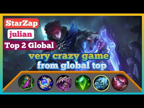Gameplay top global Hero Julian 2023 by StarZap - Mobile Legends Bang Bang
