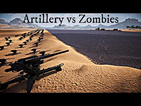 2.5 Million Zombies vs 666 Artillery | UEBS 2
