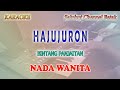 HAJUJURON Ll KARAOKE BATAK Ll BINTANG PANJAITAN Ll NADA WANITA AS DO