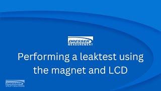 Performing a Leaktest Using a Magnet and LCD
