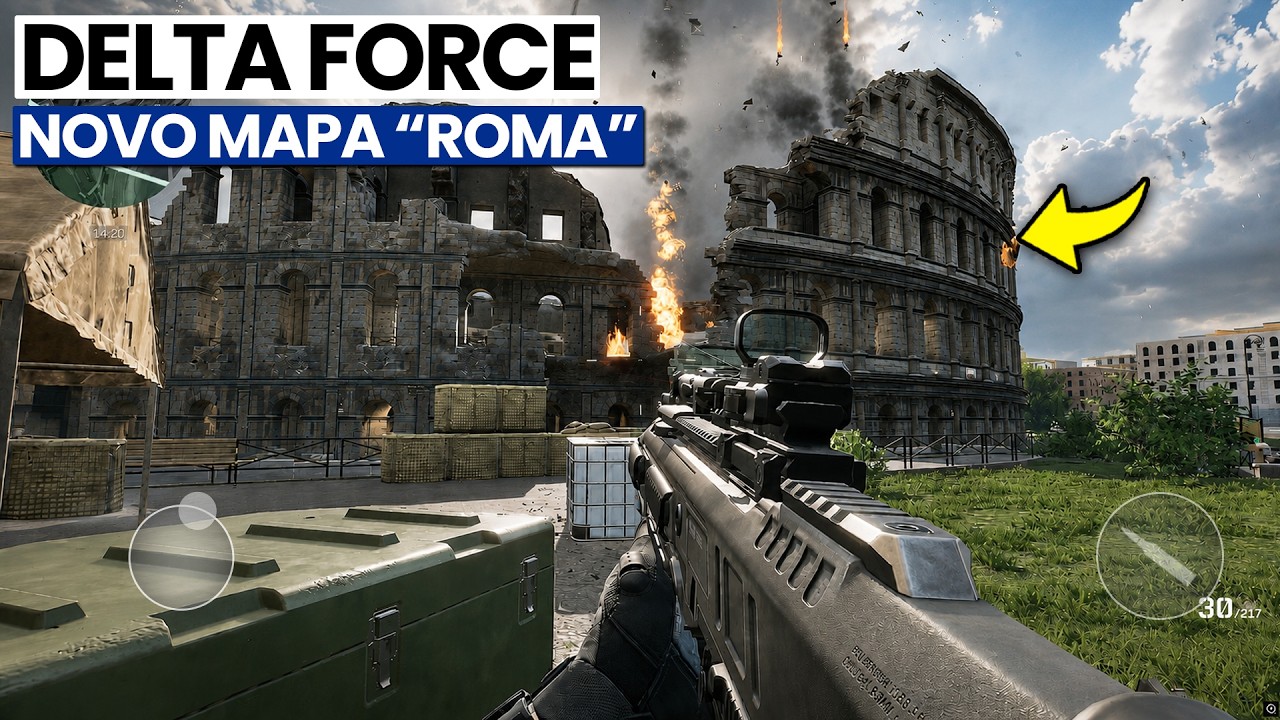 INCRÍVEL! DELTA FORCE NOVO MAPA *ROMA* - GAMEPLAY [React]