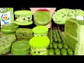 ASMR MATCHA DESSERTS 말차 디저트 먹방 GREEN FOOD MUKBANG EATING SOUNDS 咀嚼音 ZOEY ASMR