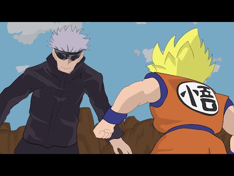 Gojo Satoru vs Goku | Animation