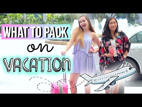 How to Pack a Suitcase for Vacation | What's in my Bag | JENerationDIY