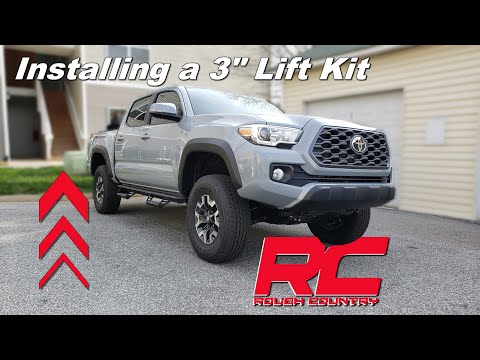 Toyota Tacoma ROUGH COUNTRY 3" Suspension Lift Kit w/ N3 Struts 2016-2020 - How to tutorial