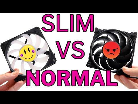 Are slim PC fans KILLING your cooling?