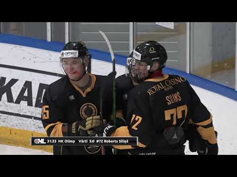 Optibet Hokeja Līga: HK Olimp/Venta 2002 - HK Dinaburga. Spēles labākie momenti (06.02.2021)