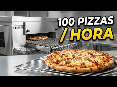 Horno de cadena para pizzas