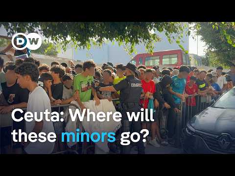 Spain plans to relocate 1,300 migrant children from overcrowded Ceuta | DW News