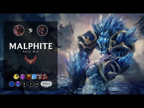 Malphite Mid vs Lucian - EUW Grandmaster Patch 12.11