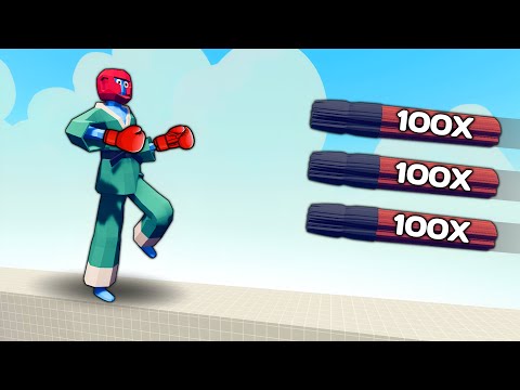 GIANT BOXER vs 100x OVERPOWERED UNITS | TABS - Totally Accurate Battle Simulator