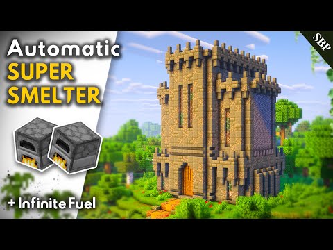 Minecraft Super Smelter | Survival Build Path #5 [Java & Bedrock] 1.21.10