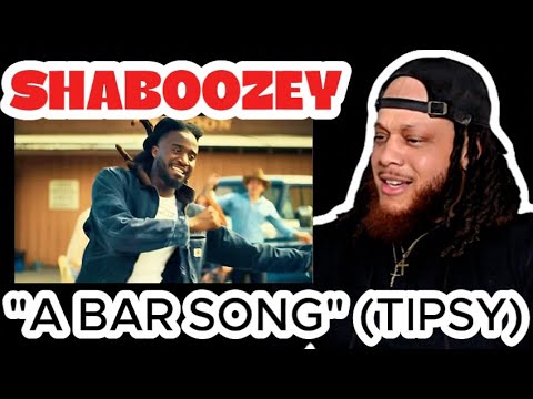 SHABOOZEY - A BAR SONG(TIPSY) | FIRST TIME HEARING/REACTION