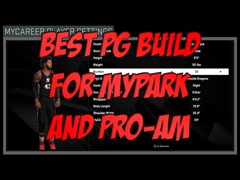 NBA 2K16 Best PG Build for MyPark and Pro-Am
