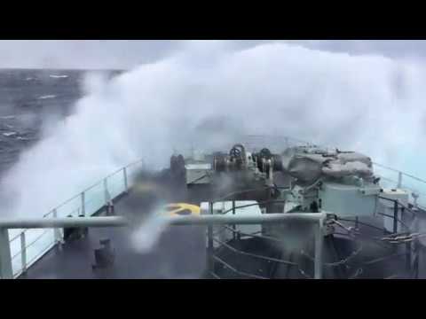 HMCS GOOSE BAY ROUGH SEAS