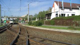 preview picture of video 'Fahrerkabinenmitfahrt Linie 2 - 2009 -  Gera und seine Straßenbahn'