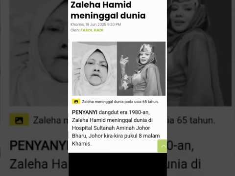 Info Selebriti.|Al-fatihah.