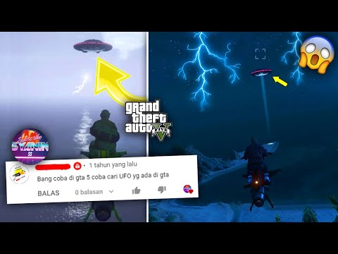 Ada MISTERI UFO ALIEN TERBARU 2021 Sangat LANGKA di GTA 5 - Bongkar Rahasia Easter Eggs GTA V